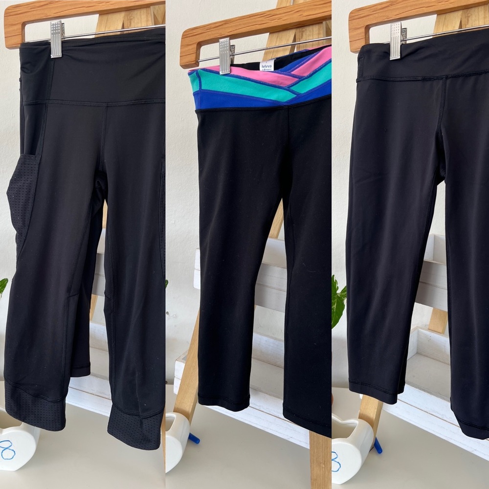 Ivivva cropped pants size 8 lot